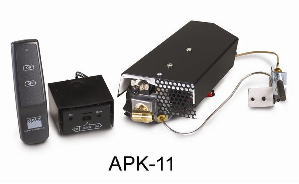 RH Peterson Real-Fyre G462411N 24" ANSI Certified Triple T Vented Burner with On/Off Remote - Natural Gas G462411N