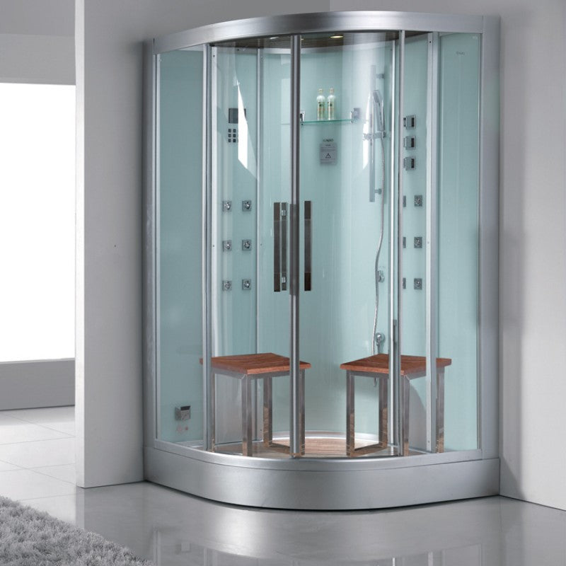 Ariel Platinum DZ962F8 White Steam Shower