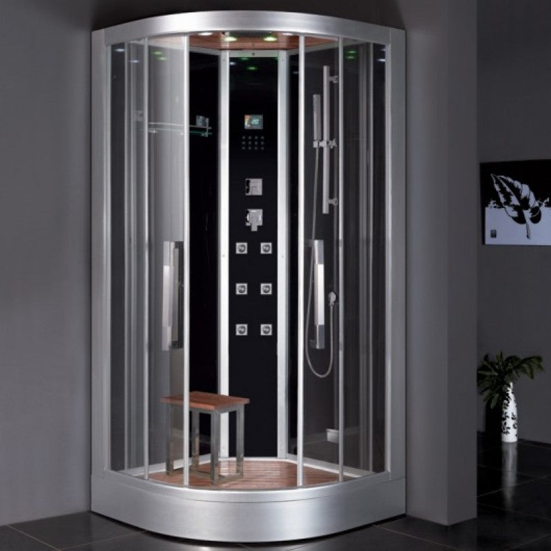 Ariel Platinum DZ963F8 Black Steam Shower