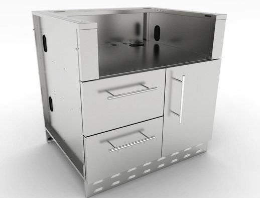 Sunstone 34″ Gas Grill Base Cabinet – SAC34GLPCD