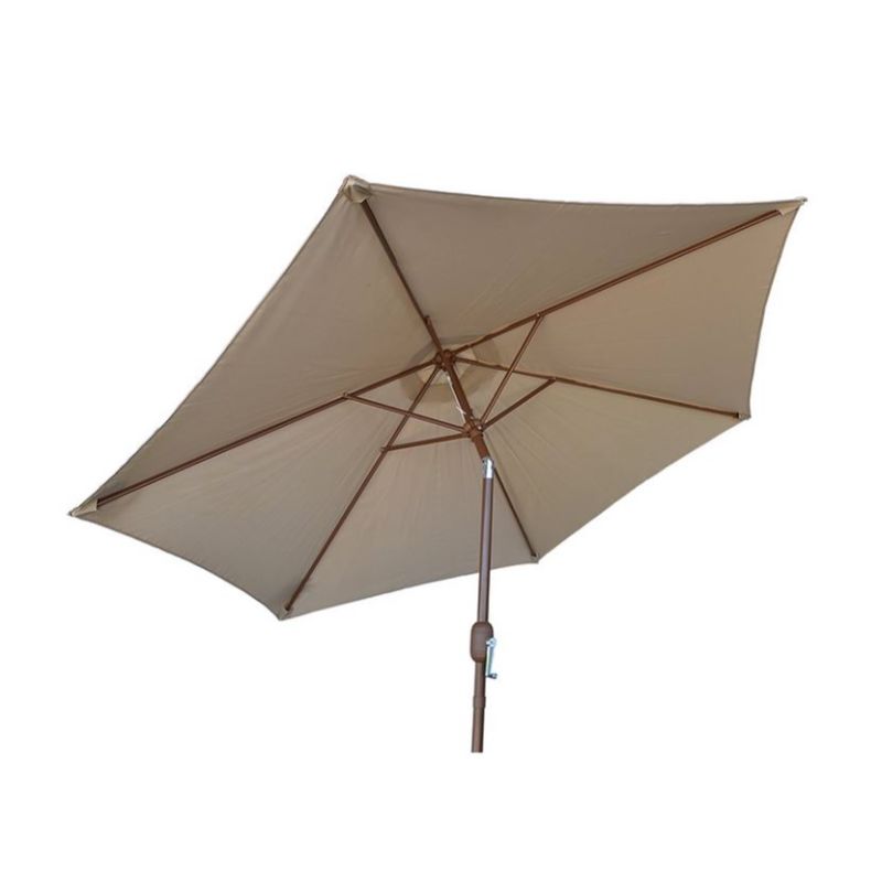 Kokomo Grills 9' Outdoor Kitchen Umbrella Hand Crank and Tilt Beige Color KO-UMB729