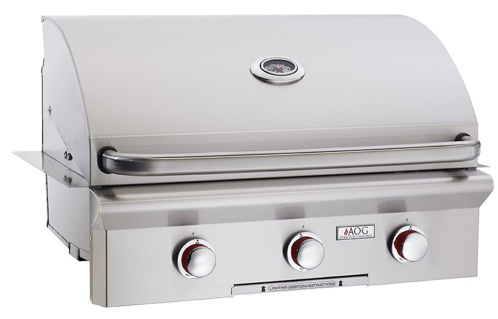 American Outdoor Grill T-Series - 30-Inch 3-Burner Built-In Grill - Natural Gas - AOG30NBT00SP