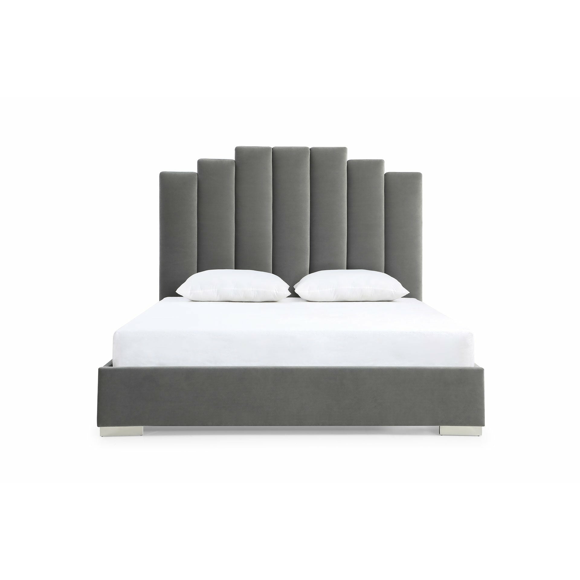 Jordyn - King Bed - Gray