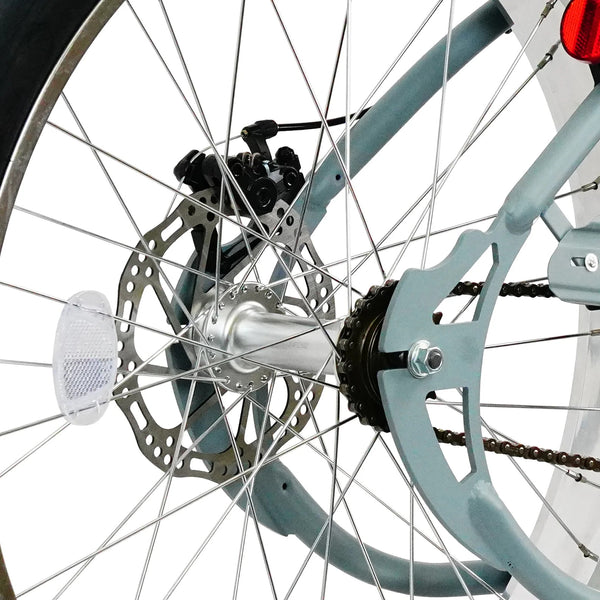 Tracer 26" Santak GT Chopper Stretch Cruiser 1-Speed Fat Tire Bike MB-SANTAK-BL