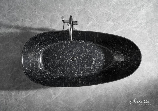 Ancerre Designs Anjuna 67" Freestanding Firged Carbon Fiber Bathtub