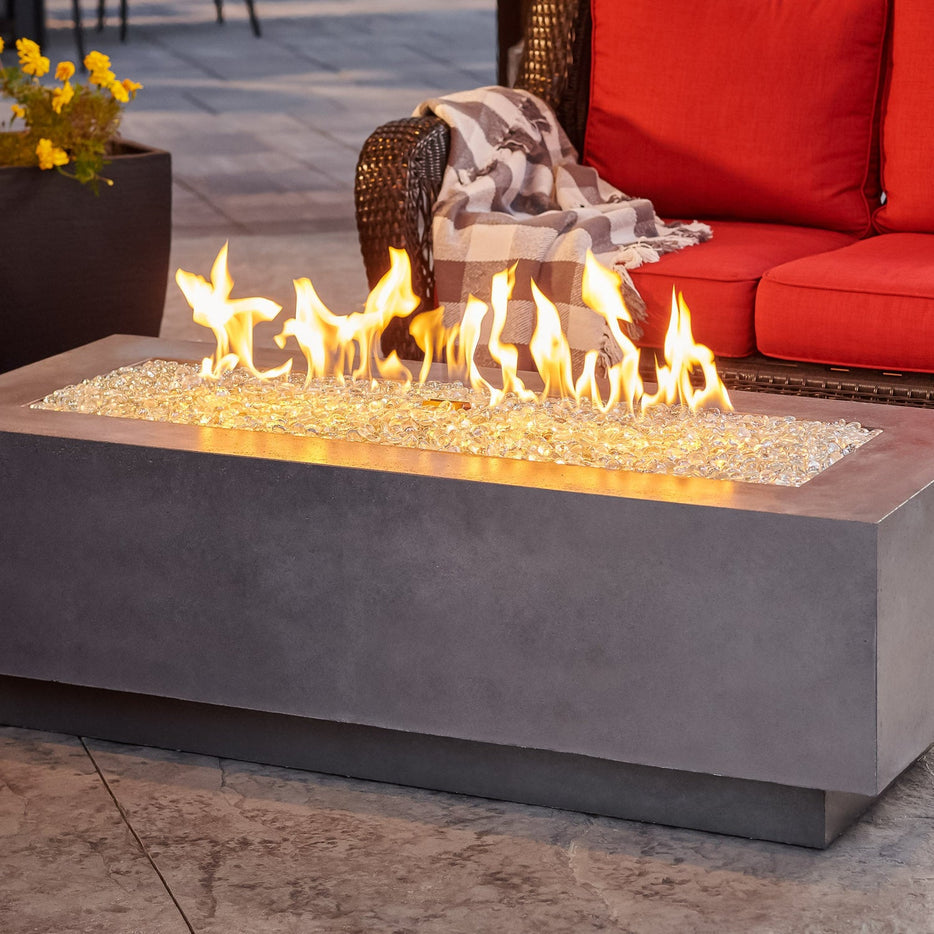 Outdoor Greatroom Cove Linear 54-Inch Gas Fire Pit Table CV-54WT