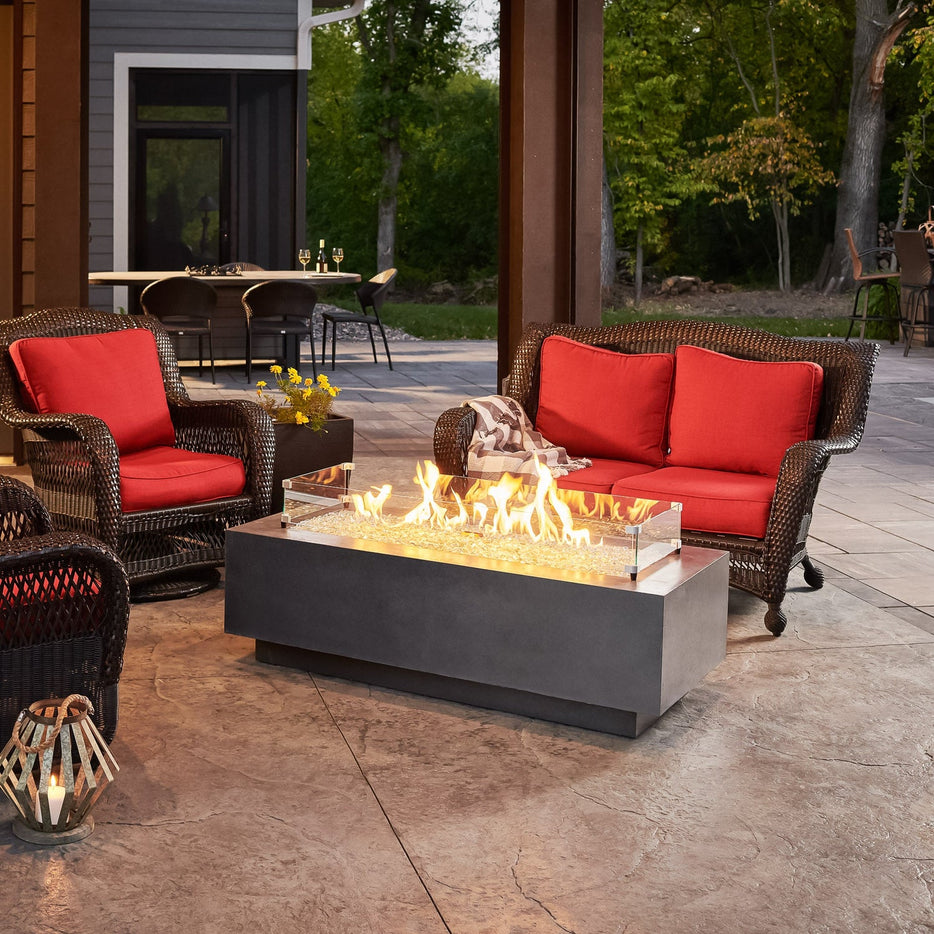 Outdoor Greatroom Cove Linear 54-Inch Gas Fire Pit Table CV-54WT