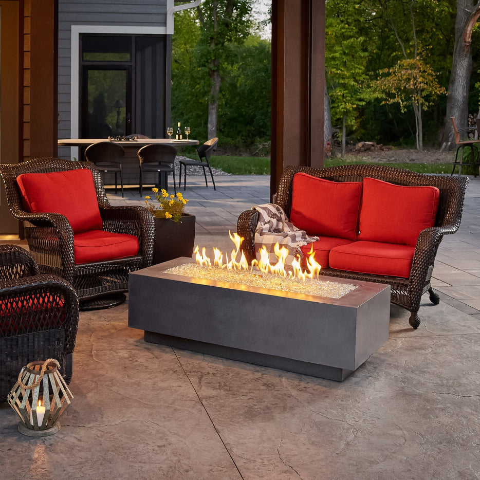 Outdoor Greatroom Cove Linear 54-Inch Gas Fire Pit Table CV-54WT