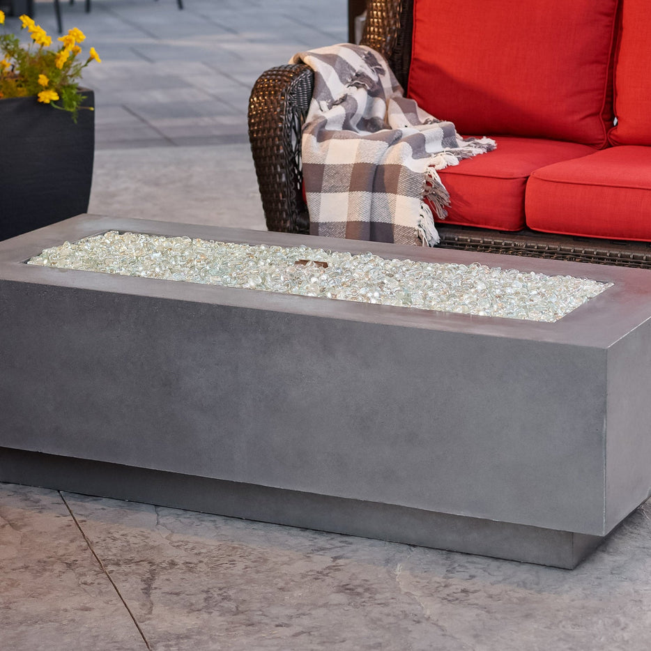Outdoor Greatroom Cove Linear 54-Inch Gas Fire Pit Table CV-54WT