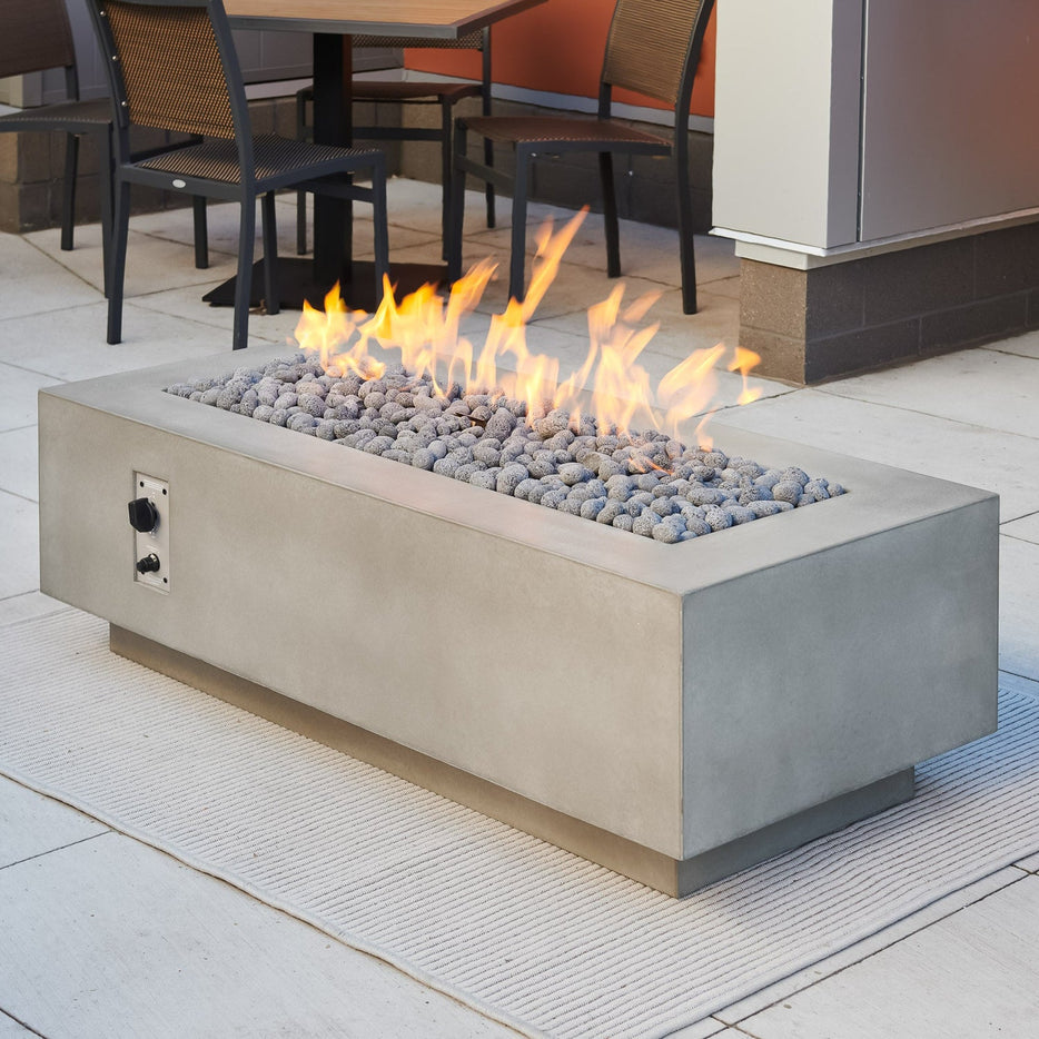 Outdoor Greatroom Cove Linear 54-Inch Gas Fire Pit Table CV-54WT