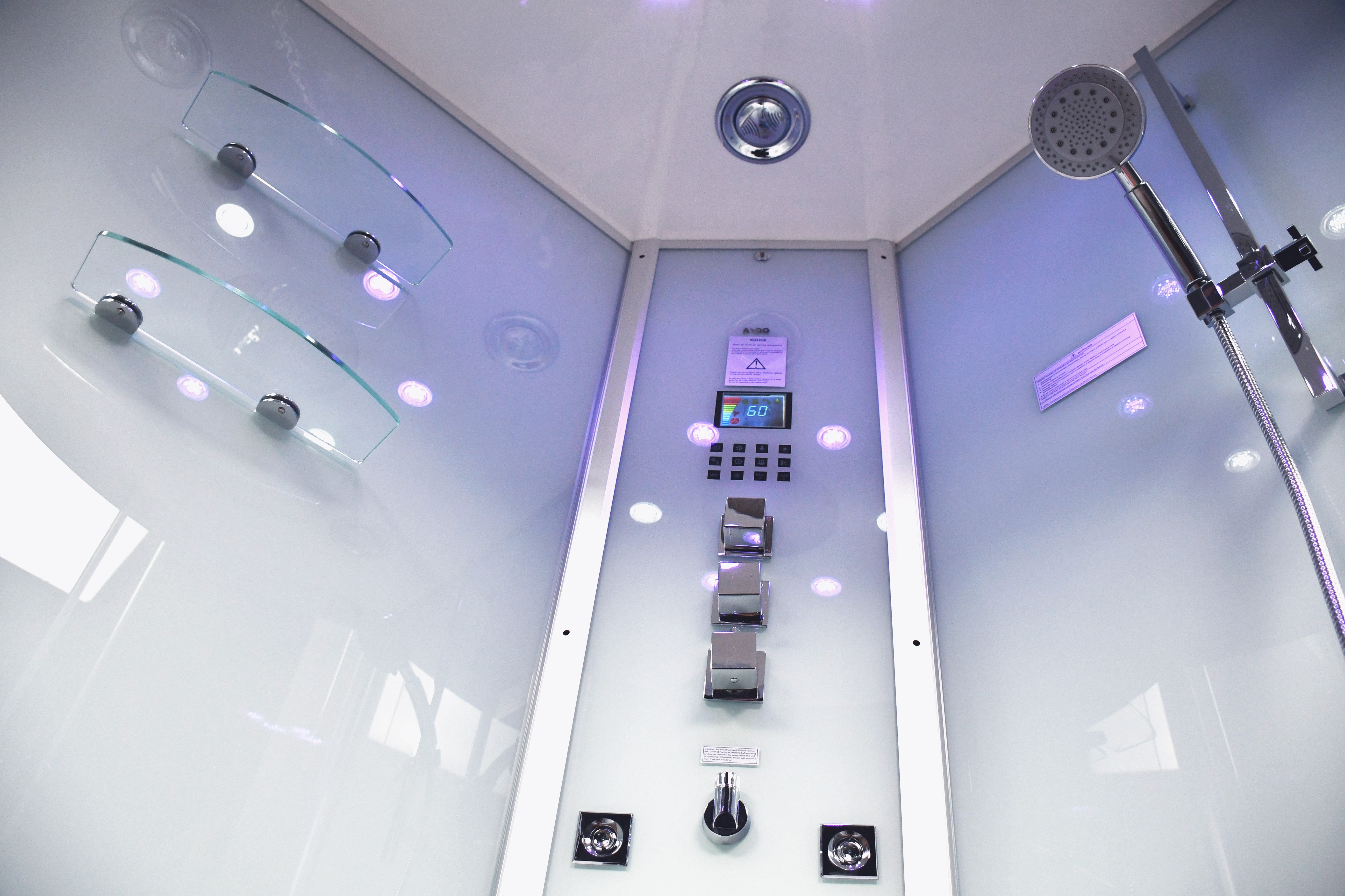 Ariel Platinum DA333W Steam Shower