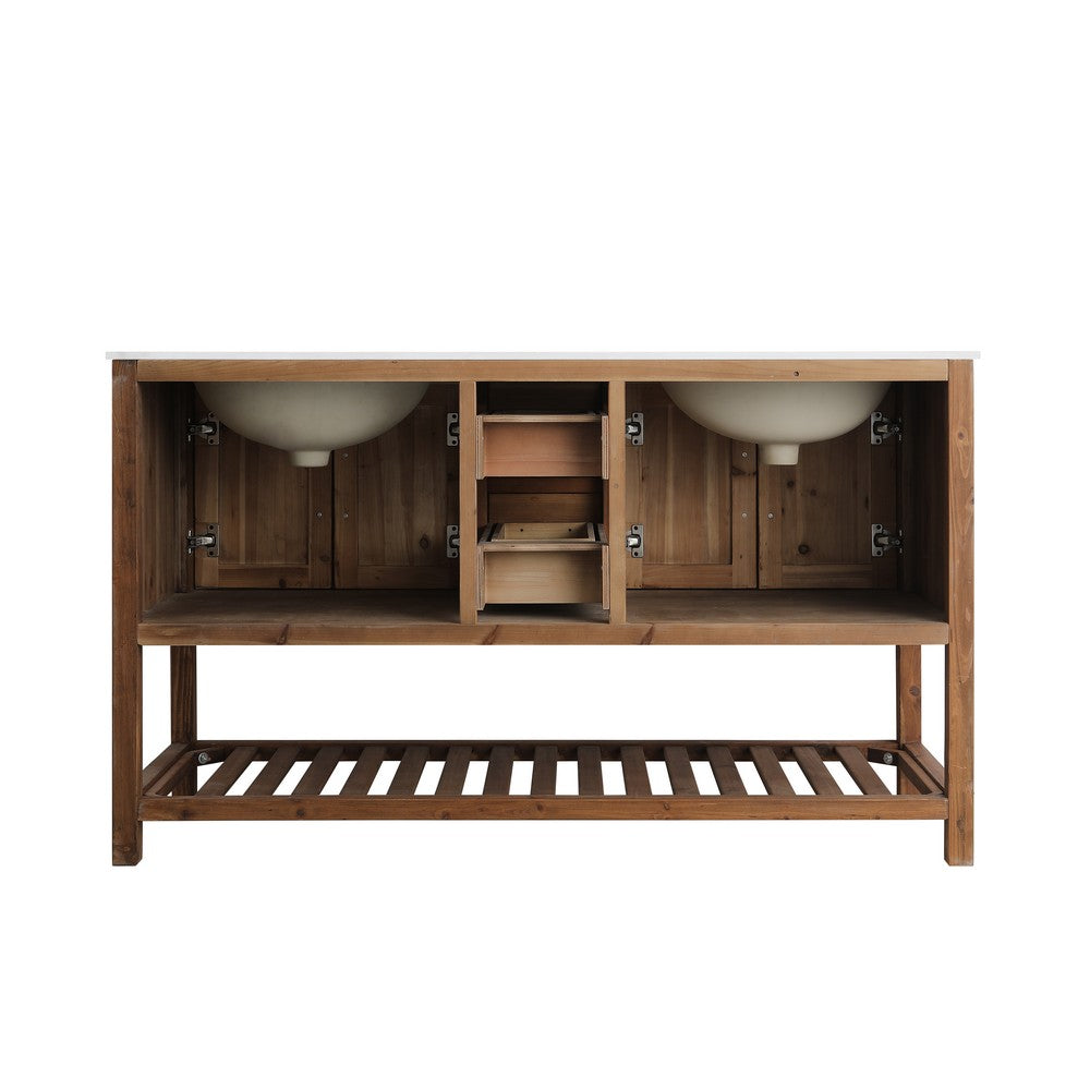 Design Element DEC4006-C-CB Austin 60 Inch Vanity Base Only