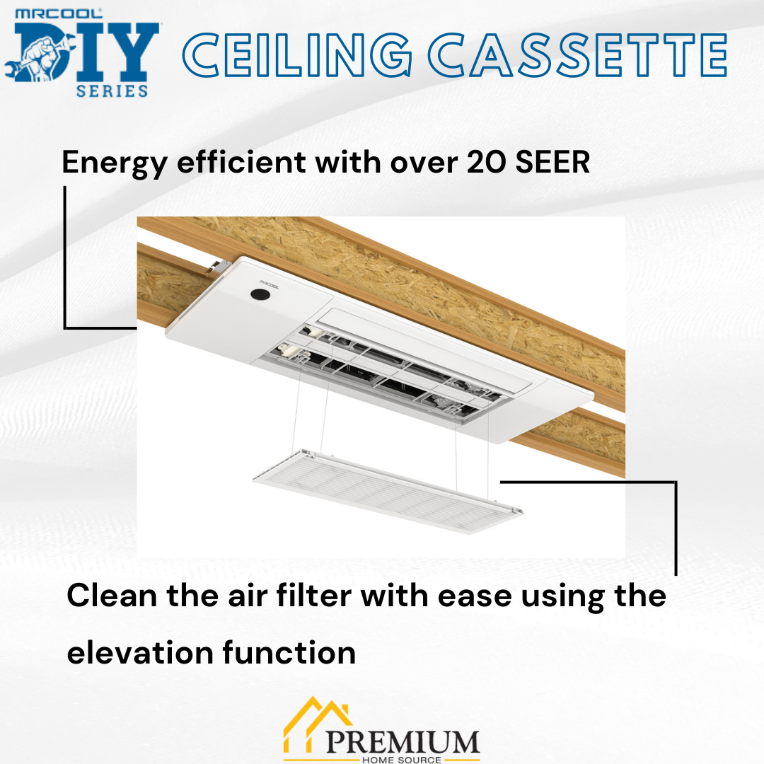 MRCOOL DIY Mini Split - 21,000 BTU 2 Zone Ductless Air Conditioner and Heat Pump, DIY-B-218HP0912