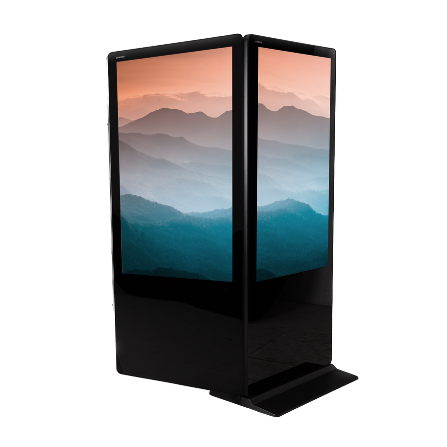 LEDscopic Vertical (4K) - Double-Sided USB Media Player Kiosk LEDKOSMP55