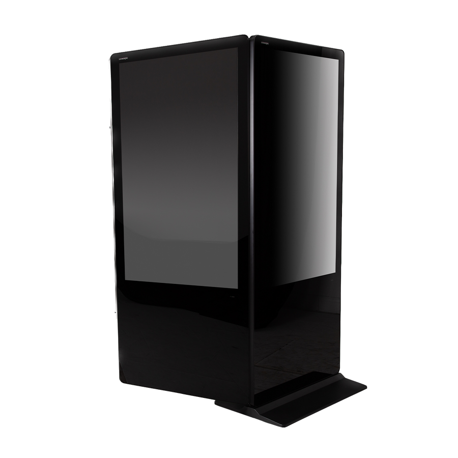 LEDscopic Vertical (4K) - Double-Sided USB Media Player Kiosk LEDKOSMP55