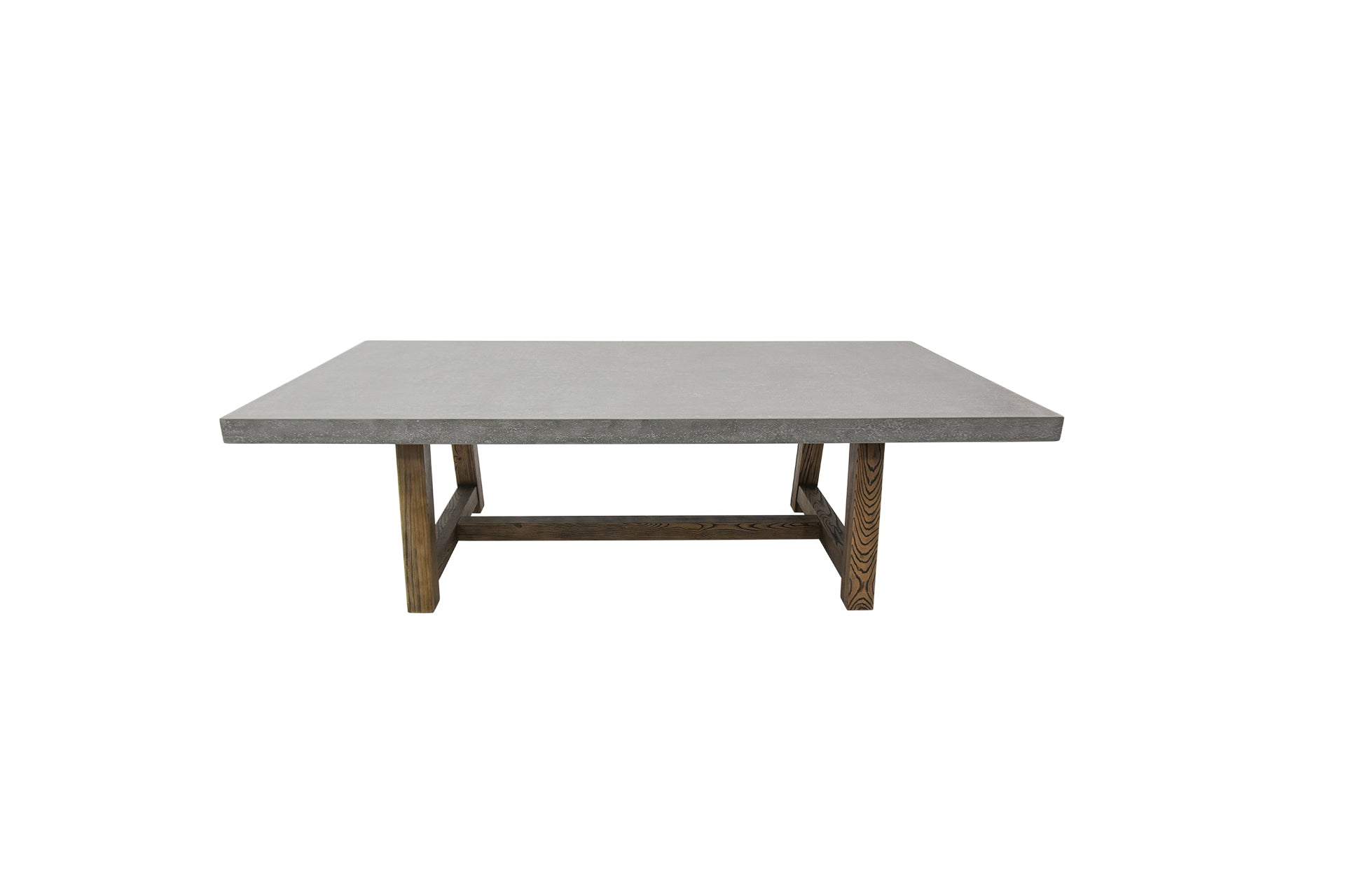 Elementi Living Seine Dining Table Rectangle (With wooden foot)SEINE-SG FDM01-SG
