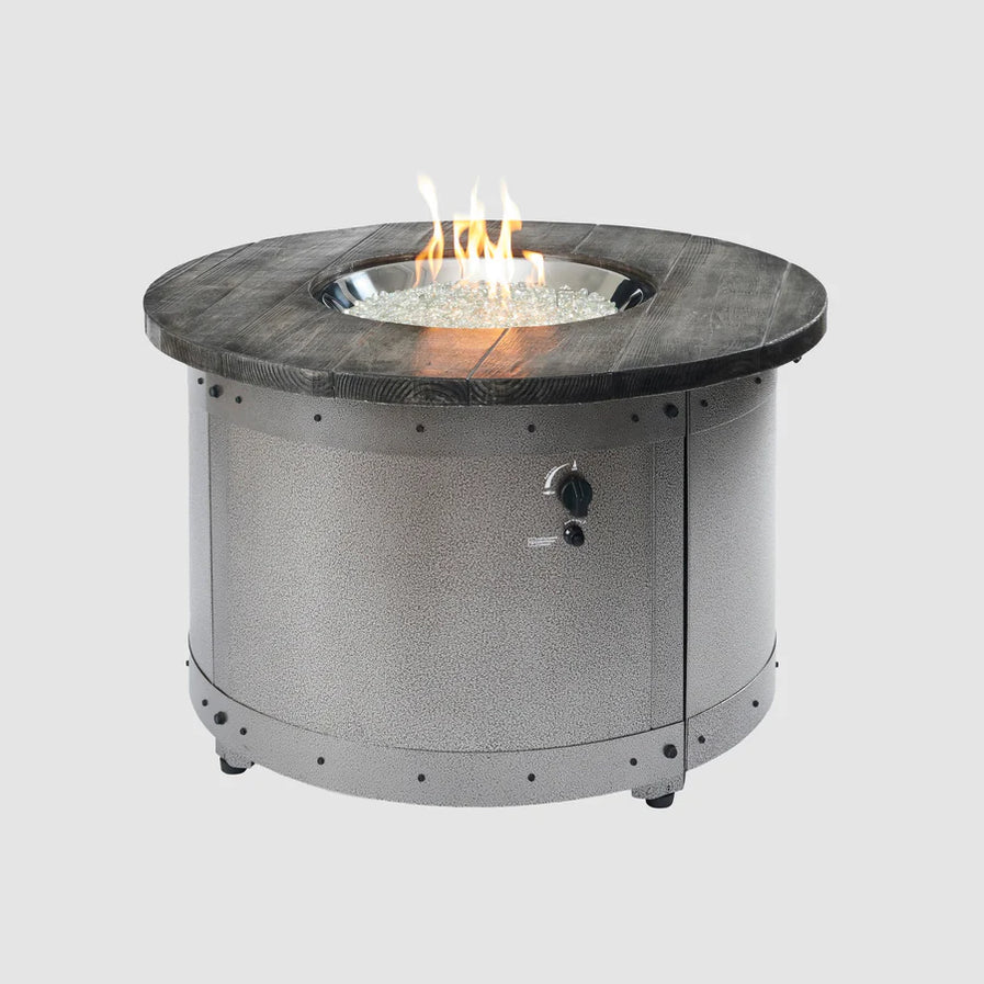 Outdoor Greatroom Edison Round 39-Inch Gas Fire Pit Table ED-20