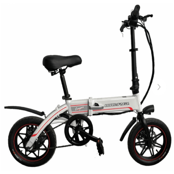 Micargi Casper 250 Watts Folding Electric Bicycle MB-EB-CASPER-BK