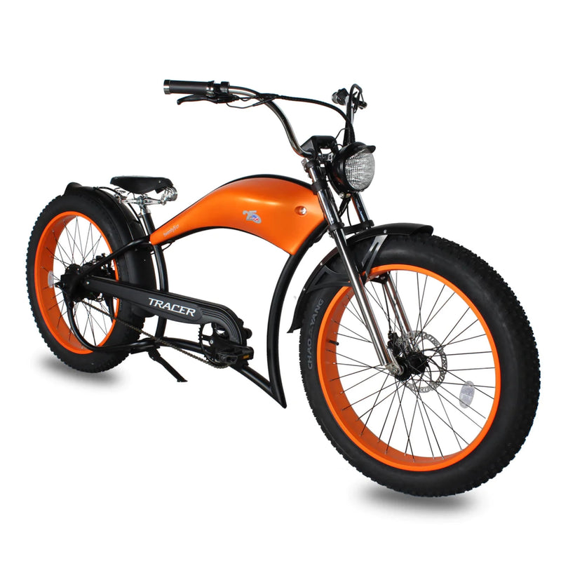 Tracer 800W 26" Twenty5 Chopper Cruiser Electric Bike MB-EB-TWENTY5-GT-MBK/ GRN