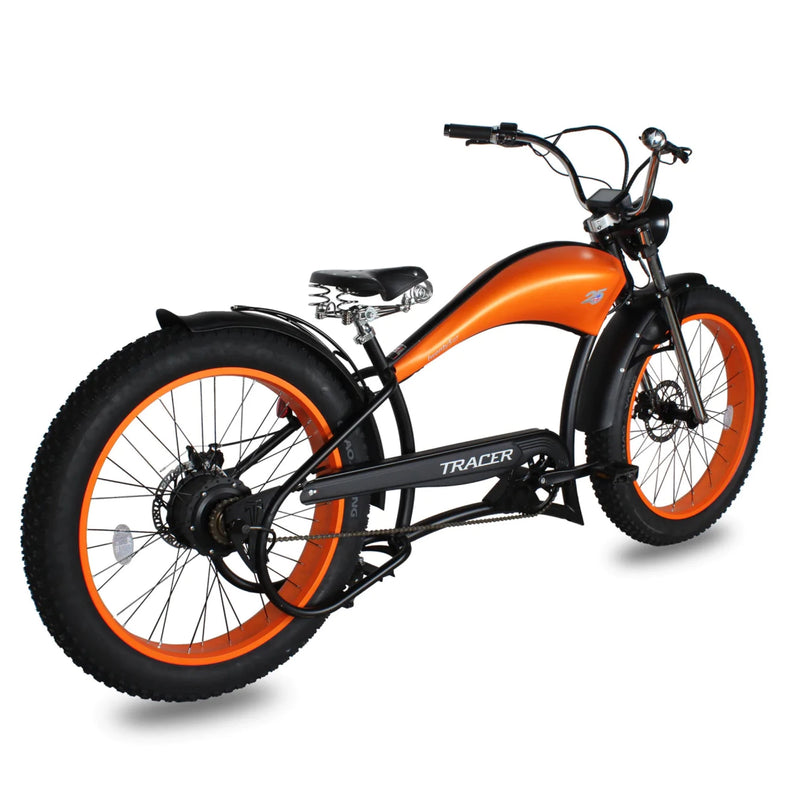 Tracer 800W 26" Twenty5 Chopper Cruiser Electric Bike MB-EB-TWENTY5-GT-MBK/ GRN