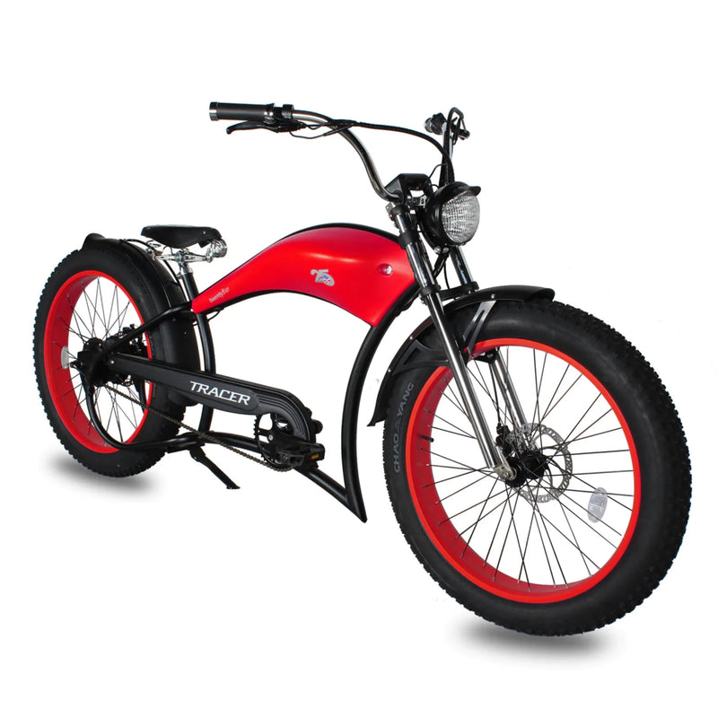 Tracer 800W 26" Twenty5 Chopper Cruiser Electric Bike MB-EB-TWENTY5-GT-MBK/ GRN