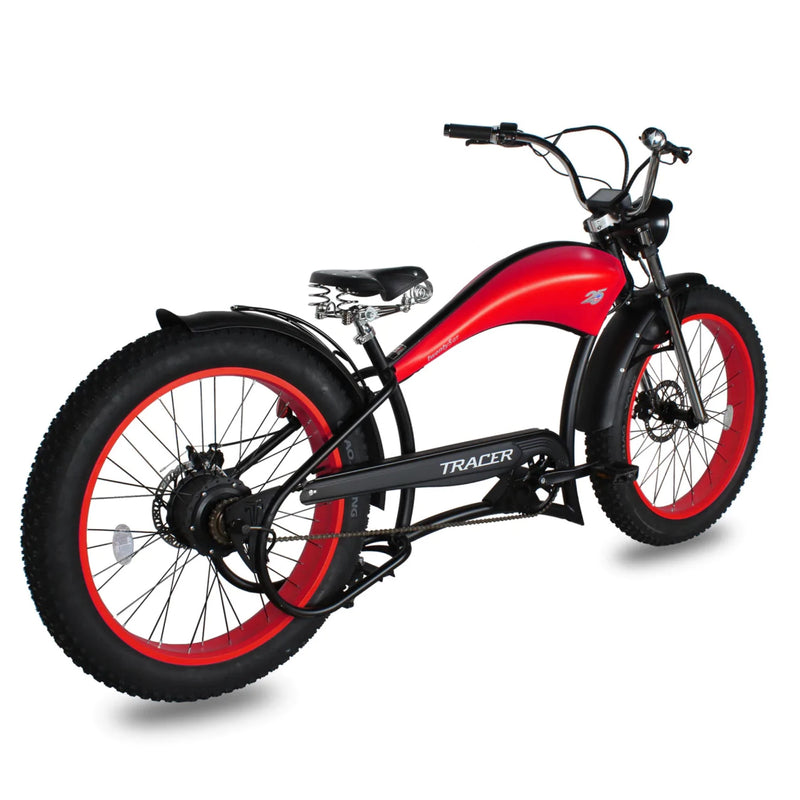 Tracer 800W 26" Twenty5 Chopper Cruiser Electric Bike MB-EB-TWENTY5-GT-MBK/ GRN