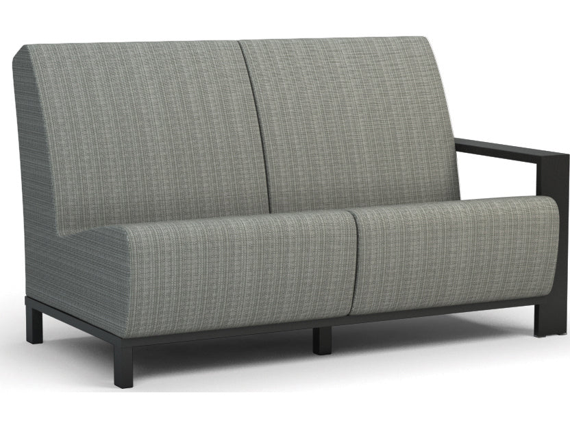 Homecrest Grace Air Sensation Sling Aluminum Left Arm Loveseat