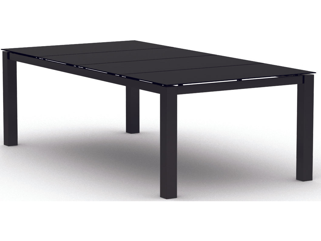 Homecrest Mode Aluminum 88''W x 44''D Rectangular Dining Table