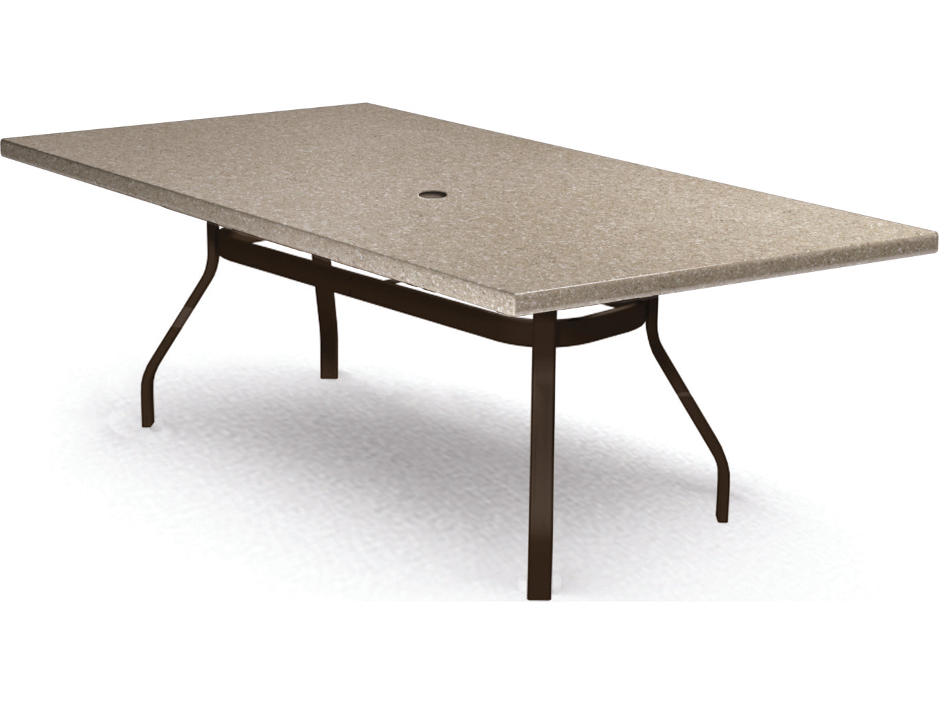 homecrest patio umbrellas Stonegate Aluminum 62''W x 42''D Rectangular Dining Table wi Berkley Tournament Cull Kit This umbrella is crafted Rod:7'3 Heavy Moderate Fast CES