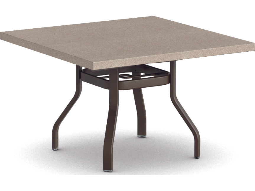 Homecrest Stonegate Aluminum 42'' Square Dining Table
