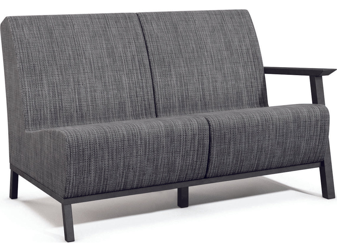 Homecrest Revive Air Sensation Sling Aluminum Left Arm Loveseat