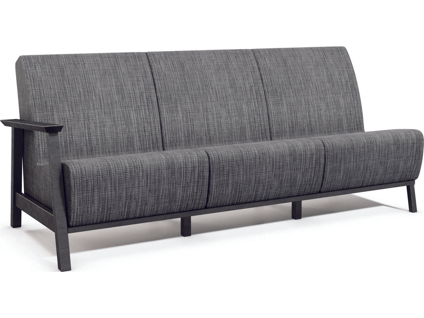 Homecrest Revive Air Sensation Sling Aluminum Right Arm Sofa