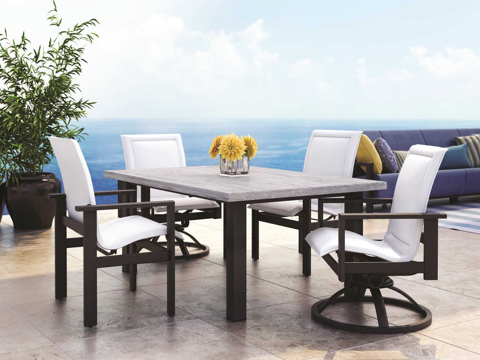 Homecrest Elements Sling Aluminum Dining 5 PC Set