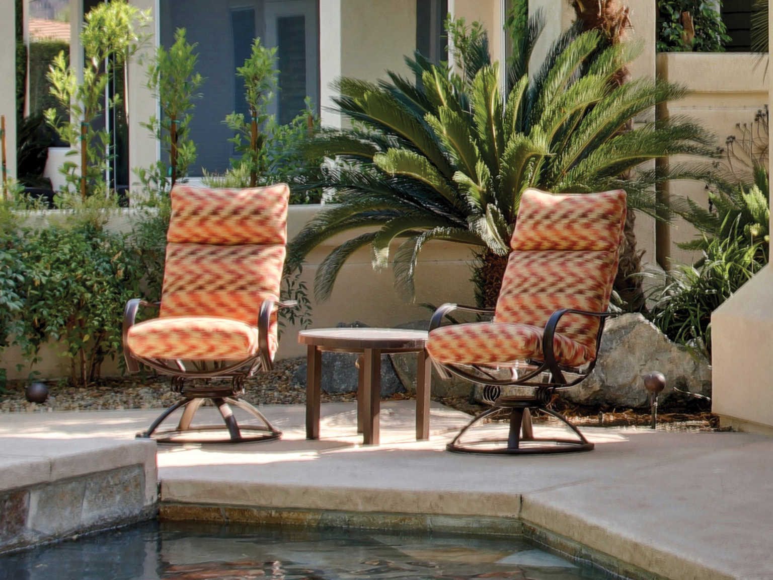 Homecrest Holly Hill Cushion Aluminum Lounge 3 PC Set