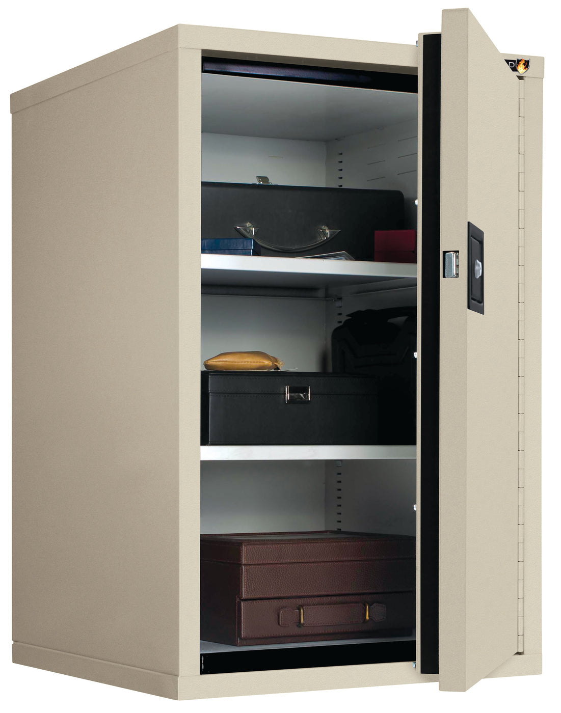 FireKing FireShield HSC-3422 Storage Cabinet with 2 Adjustable Shelves - 1-Hour Fire Rating - 3 Colors