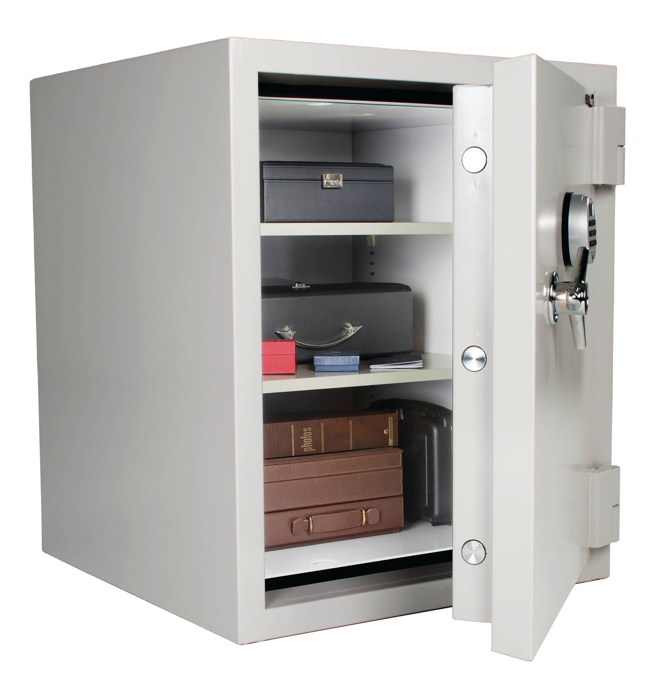 FireKing 1-Hour Fire-Rated Safe with Enhanced Security, Electronic Lock, & Adjustable Shelves - 6 Sizes KF1114-1WHE