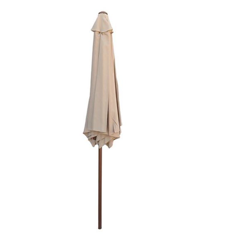 Kokomo Grills 9' Outdoor Kitchen Umbrella Hand Crank and Tilt Beige Color KO-UMB729