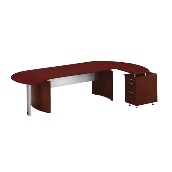 Safco Contemporary L-Desk with Right Return - 116"W x 63"D 13790