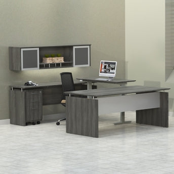 Safco Height Adjustable Compact Tall Table Desk - 24.5" to 50"H 14449