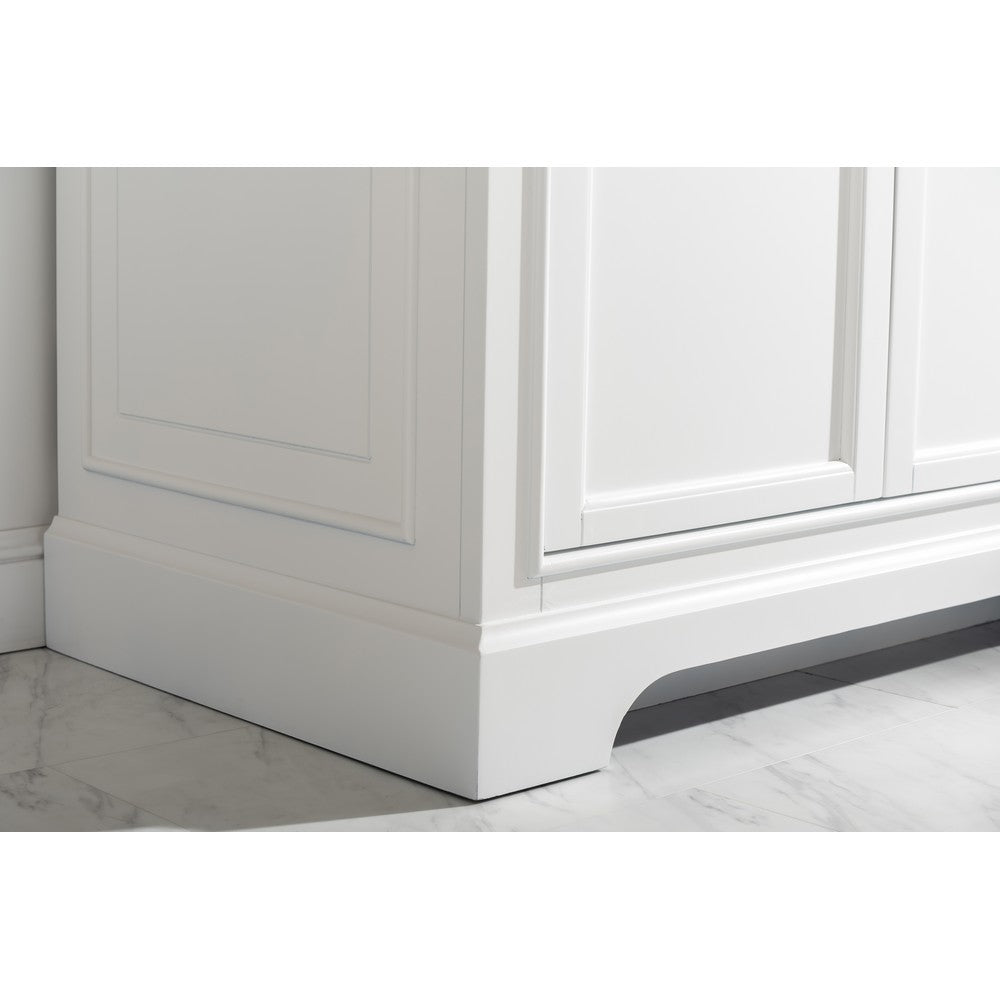 Design Element ML-36-WT Milano 36 Inch Single Vanity