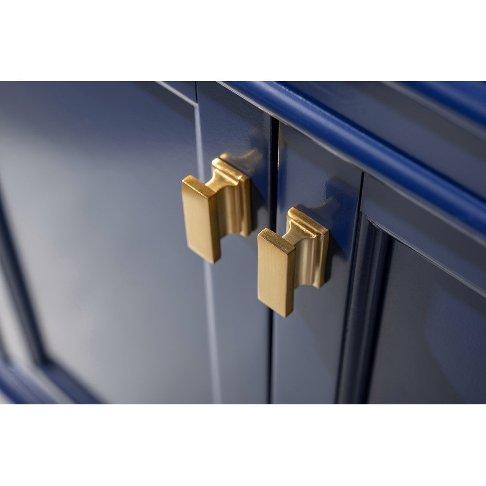 Design Element ML-72-BLU Milano 72 Inch Double Vanity