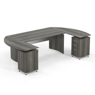 Safco Curved U-Desk - 112"W 14463