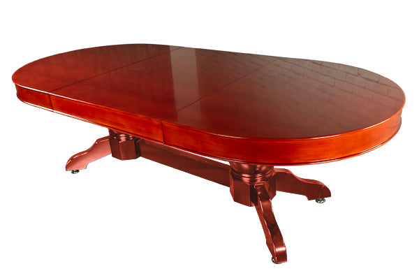 BBO Poker Tables Mahogany Oval Dining Top