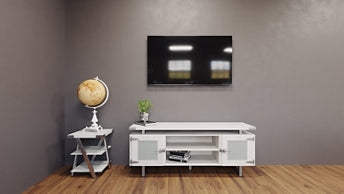 Safco Mirella Low Wall Cabinet w/ Glass Doors - 72"Wx20"Dx29.5"H 224831