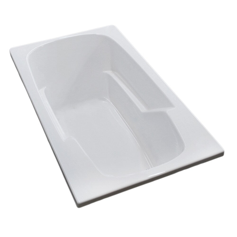 Atlantis Whirlpools Eros 36 x 72 Rectangular Soaking Bathtub in White 3672E