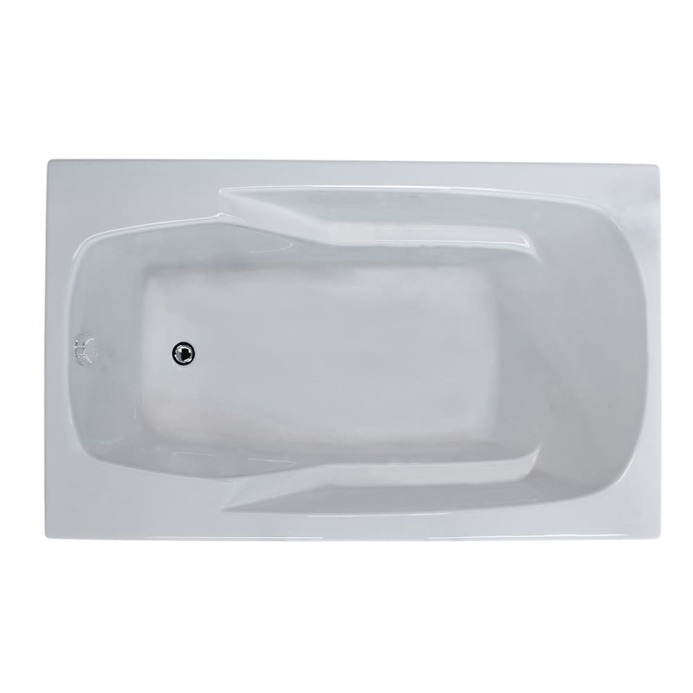 Atlantis Whirlpools Eros 36 x 72 Rectangular Soaking Bathtub in White 3672E