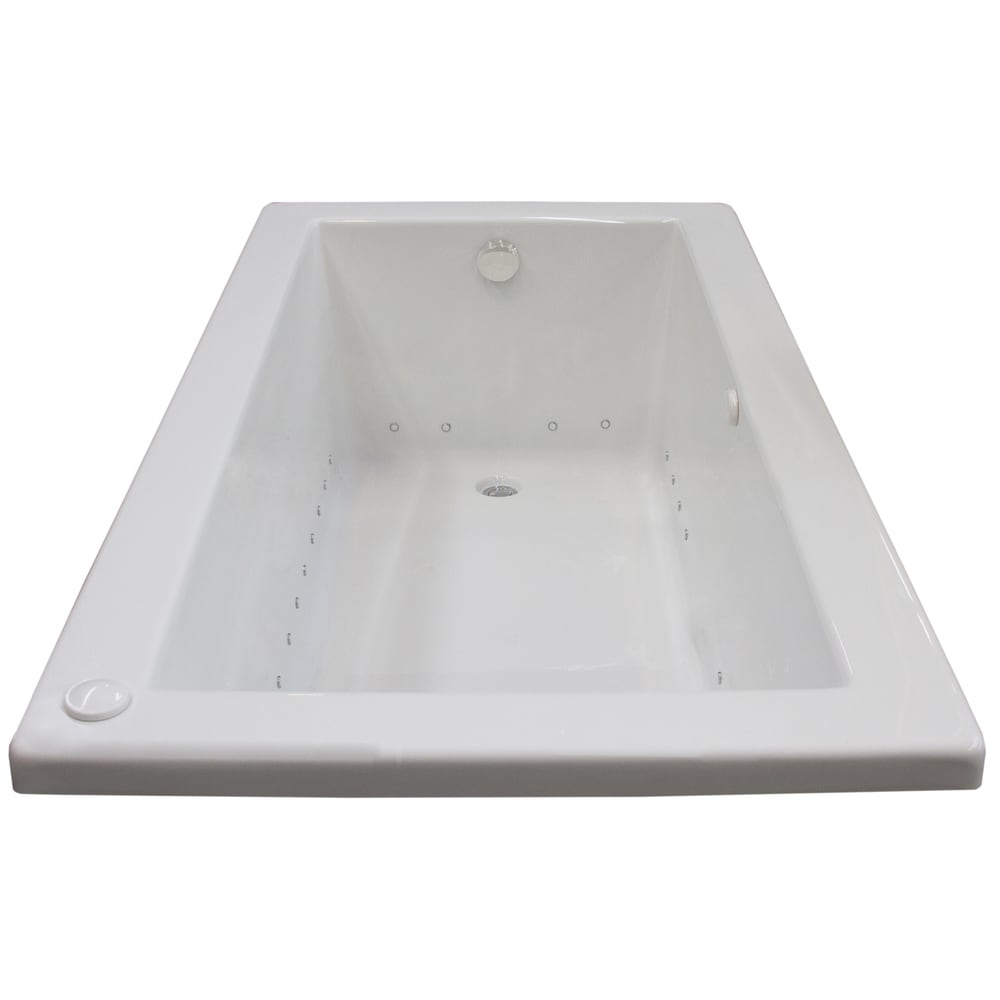 Atlantis Whirlpools Venetian 30 x 60 Rectangular Air Jetted Bathtub in White - 30x60 3060VNAL