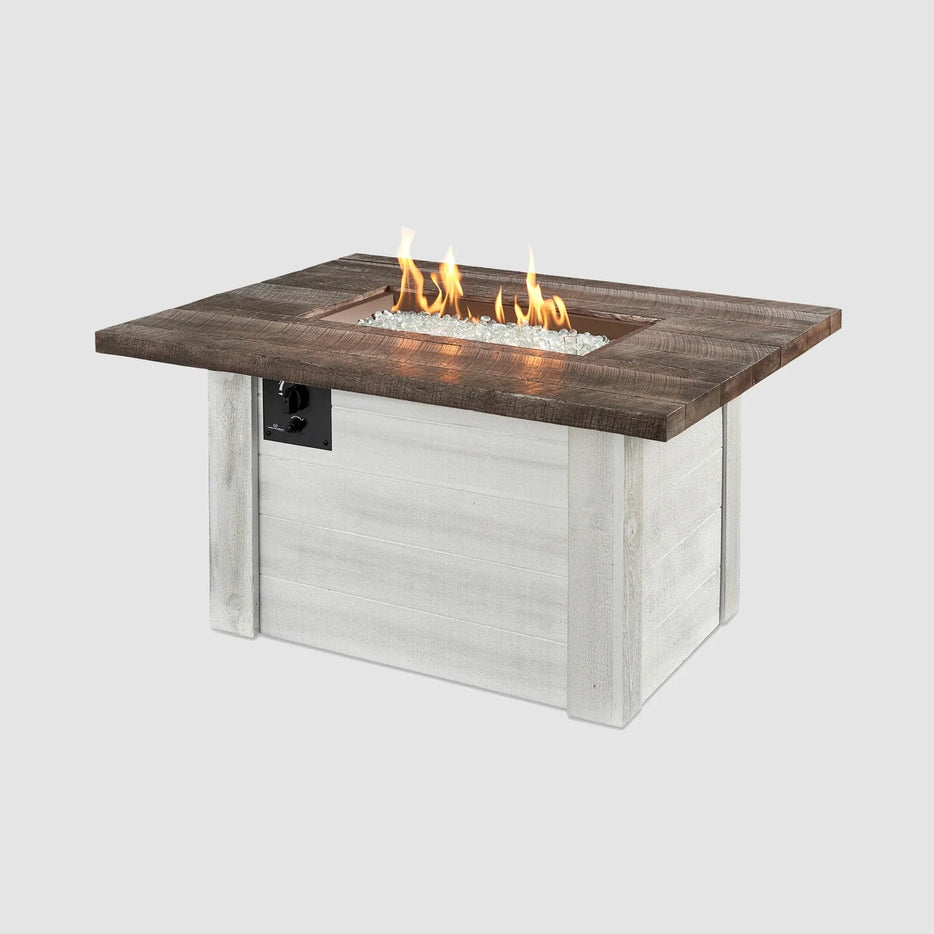 Outdoor Greatroom Alcott Rectangular Gas Fire Pit Table ALC-1224
