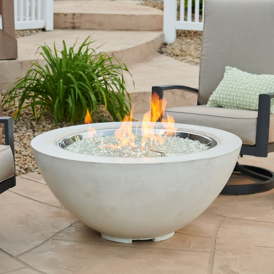 Outdoor Greatroom Cove Round 42-Inch Gas Fire Pit Bowl CV-30WT