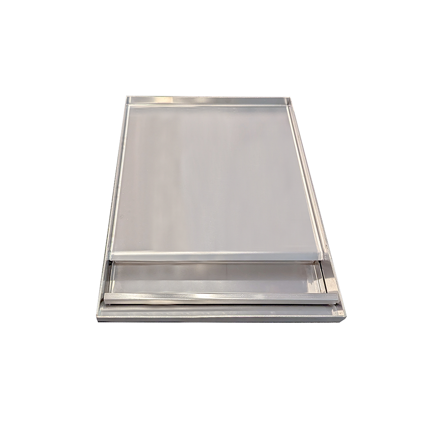 Renaissance Dual Plate Stainless Steel Griddle - RSSG4